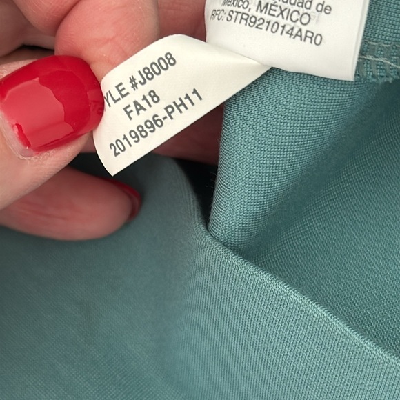 NWOT J.Crew 365 12 J8008 Mock Neck Sheath Midi Stretch Ponte Dress - Picture 4 of 7